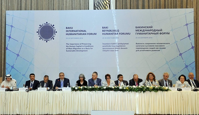 Problems of refugees, IDPs highlighted at Baku Int’l Humanitarian Forum 